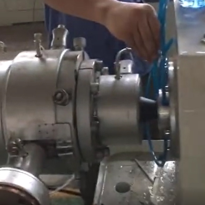 PE composite pipe production line