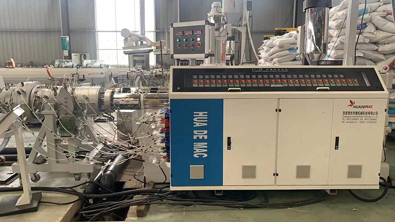 110-250-315HDPEMPP给水电力管两层三层共挤复合管材生产线 制管机器