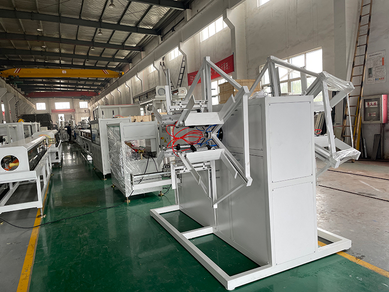 HDPE20-63盘管挤出生产线 塑料管材生产设备 挤出设备 张家港管材挤出机