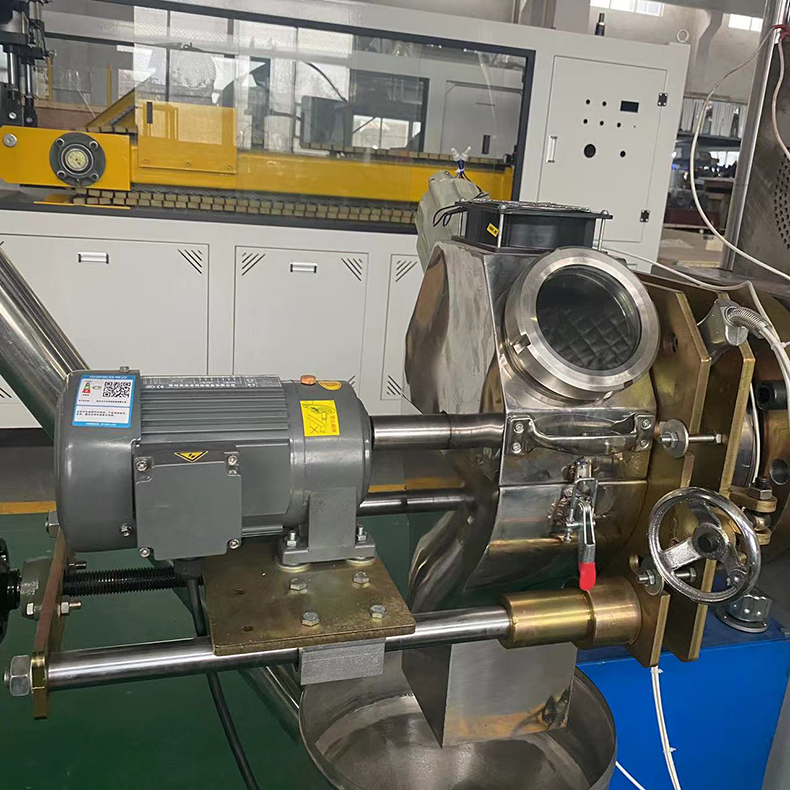 张家港65 80双螺杆PVC硬质造粒生产线 软料造粒挤出机生产设备 粉末造粒机器