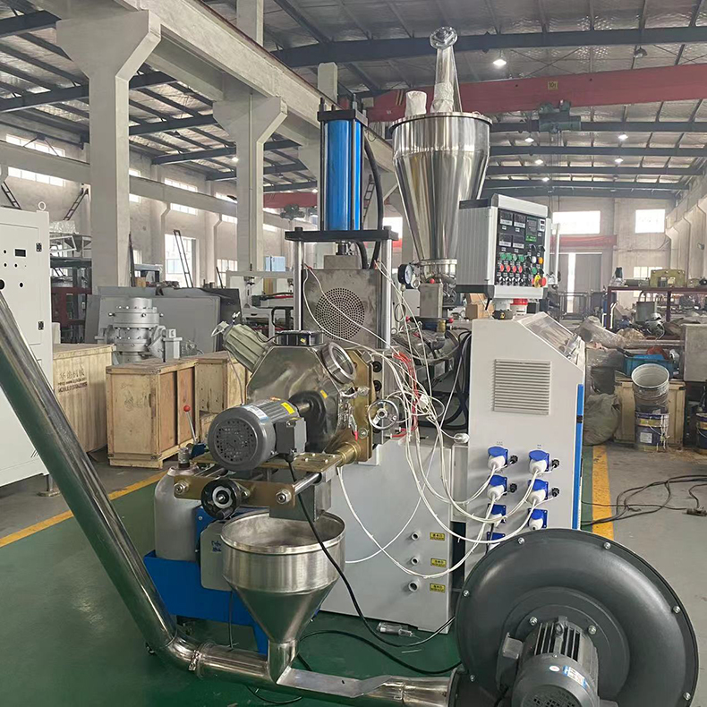张家港65 80双螺杆PVC硬质造粒生产线 软料造粒挤出机生产设备 粉末造粒机器