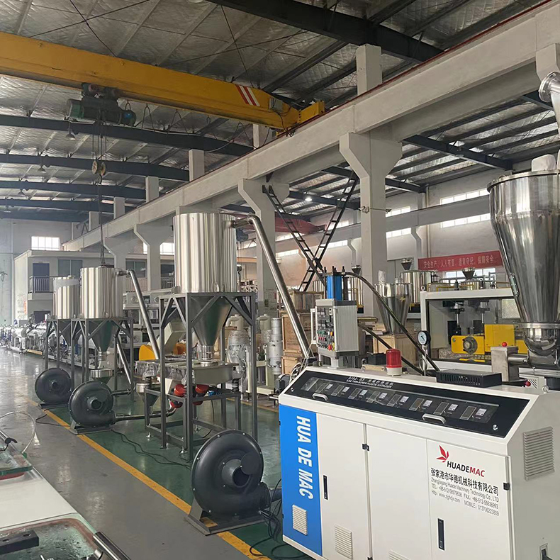 张家港65 80双螺杆PVC硬质造粒生产线 软料造粒挤出机生产设备 粉末造粒机器