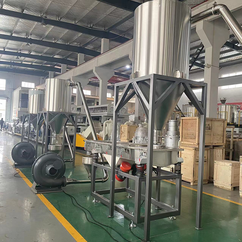 张家港65 80双螺杆PVC硬质造粒生产线 软料造粒挤出机生产设备 粉末造粒机器