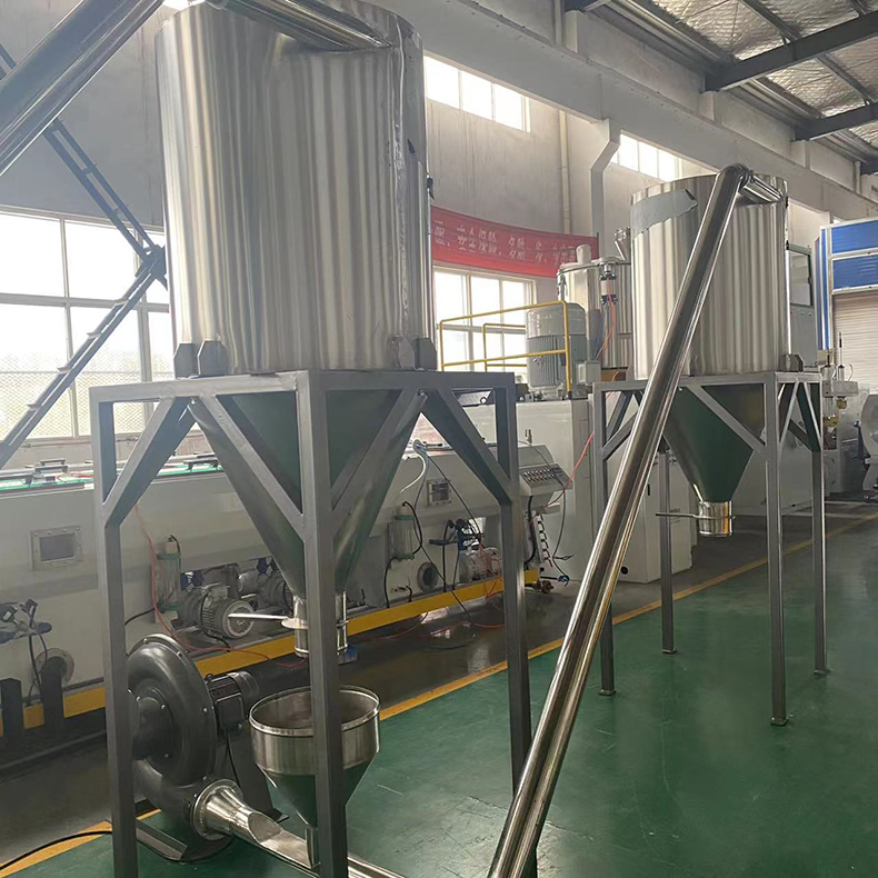 张家港65 80双螺杆PVC硬质造粒生产线 软料造粒挤出机生产设备 粉末造粒机器